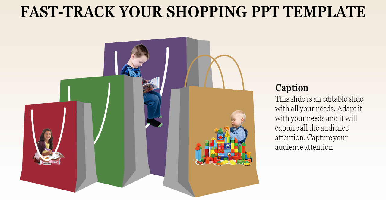 shopping ppt template-Fast-Track Your SHOPPING PPT TEMPLATE